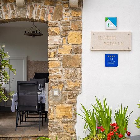Holiday Home Belveder Motovun With Heated Pool Ливаде Экстерьер фото